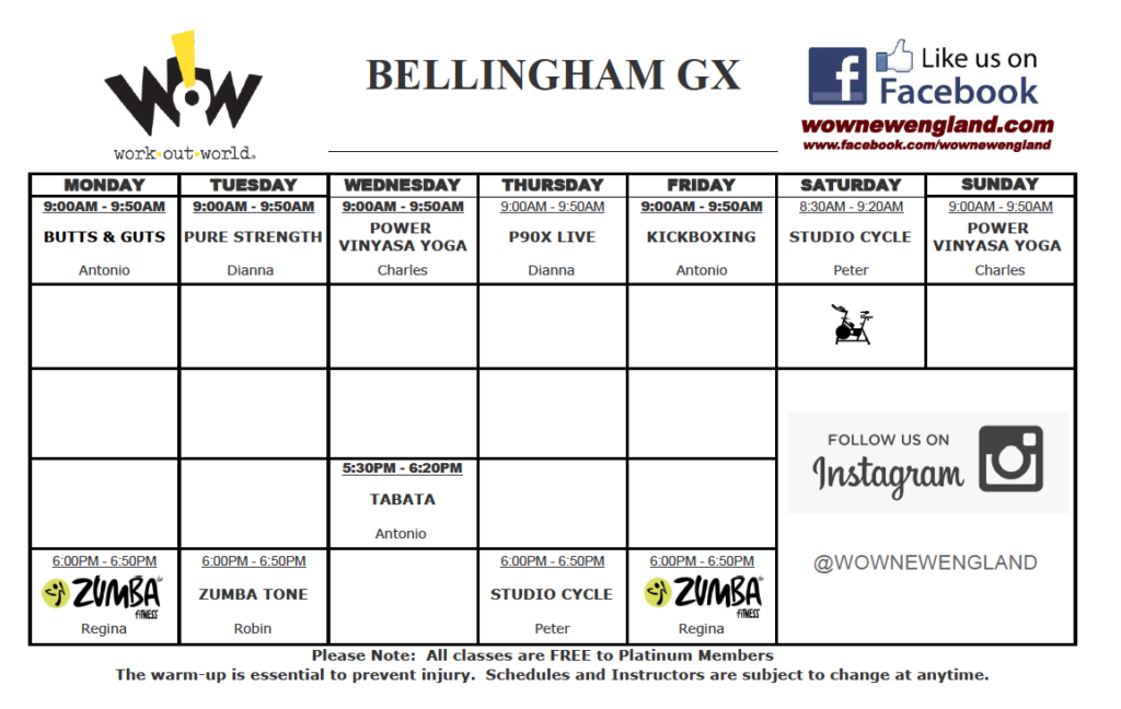 BELLINGHAM Work Out World New England BELLINGHAM Work Out World New England